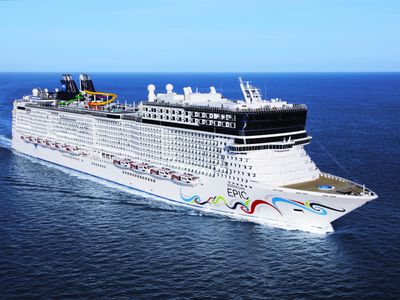 Aerial View of Norwegian Epic